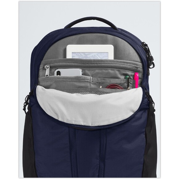 NWT THE NORTH FACE Surge Commuter Laptop Backpack Bookbag, 31L Navy Blue/Black - Picture 6 of 16